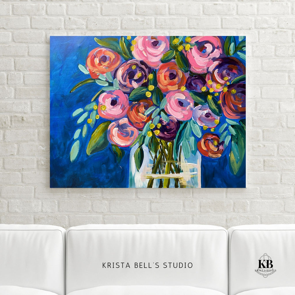 Quiet Work - Original Acrylic Painting