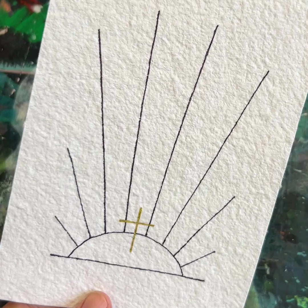 Short video of the artist moving the artwork to show it in different lighting.